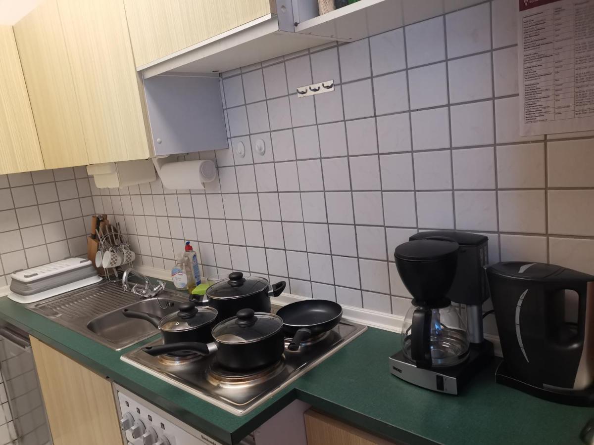 Ferienwohnung Schoene Wohnung 2D-Gebaeude Mit Mini-Garten Schönwalde Kültér fotó